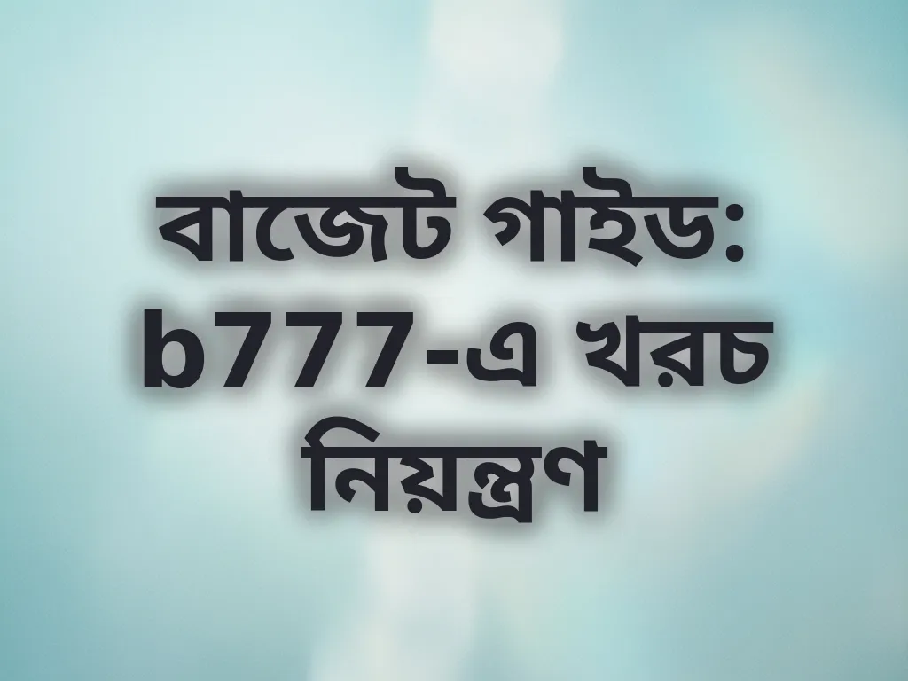 বাজেট গাইড